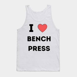 I Heart Bench Press Tank Top